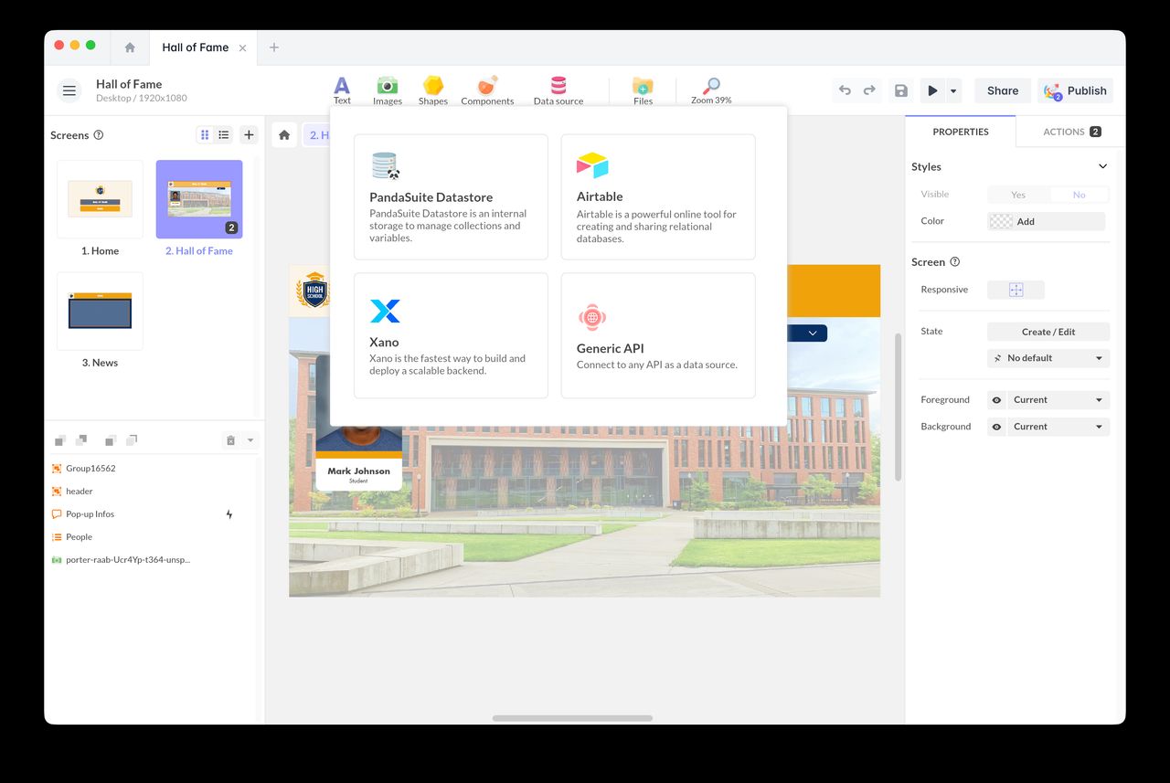 Datastore | PandaSuite Docs