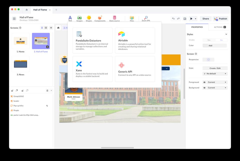 Datastore | PandaSuite Docs
