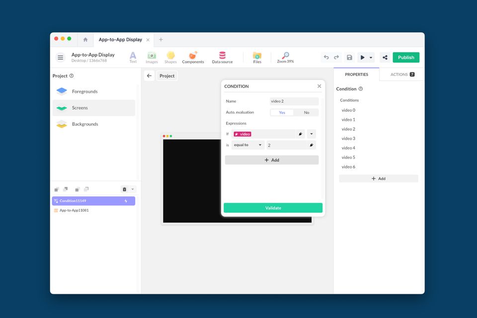 App-to-app | PandaSuite Docs