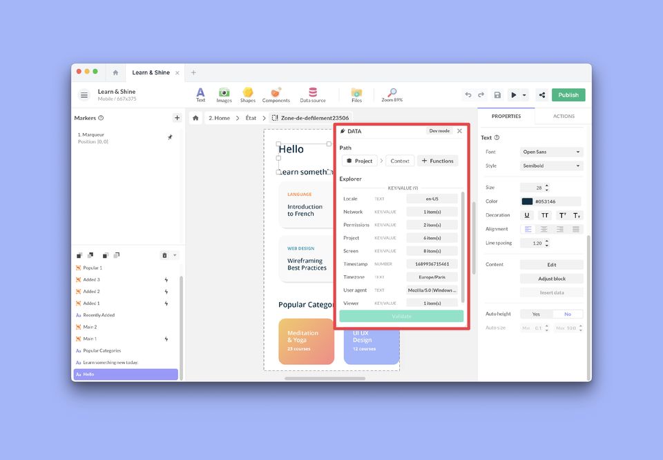 Project information | PandaSuite Docs