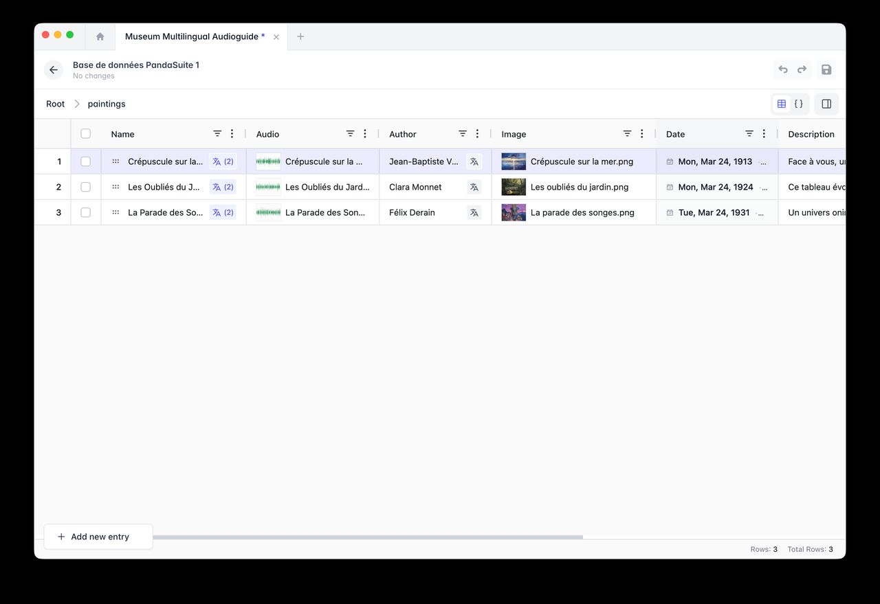 Datastore | PandaSuite Docs