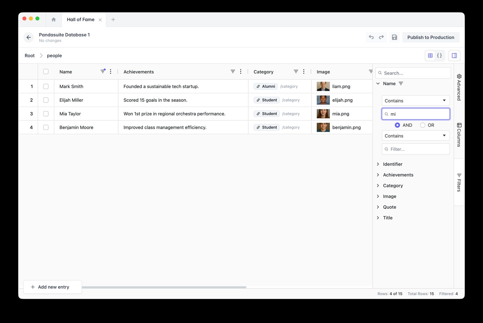 Datastore | PandaSuite Docs