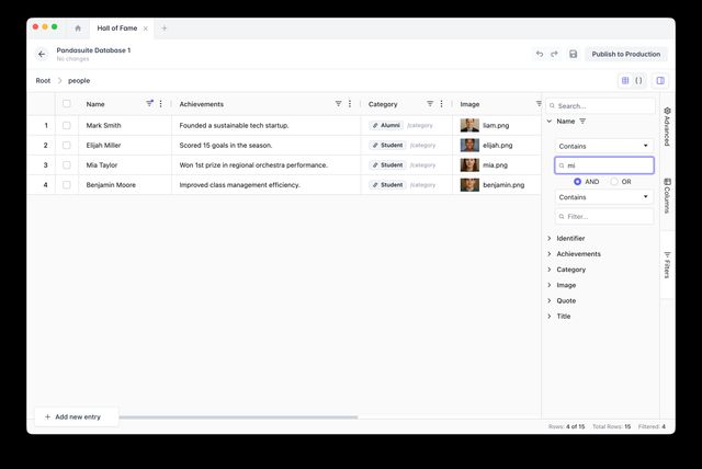 Datastore | PandaSuite Docs