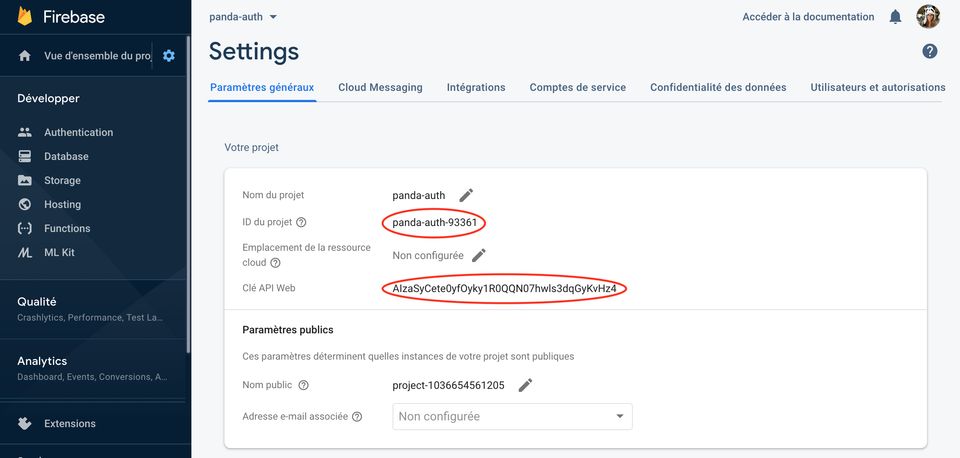 Firebase Session | PandaSuite Docs