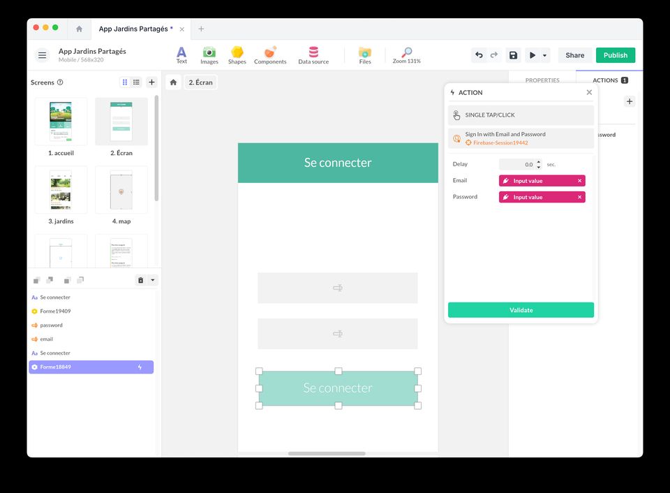 Firebase Session | PandaSuite Docs