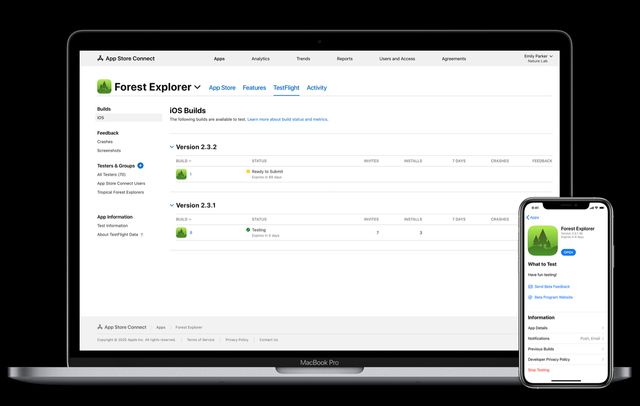 Test your iOS app with Testflight | PandaSuite Docs