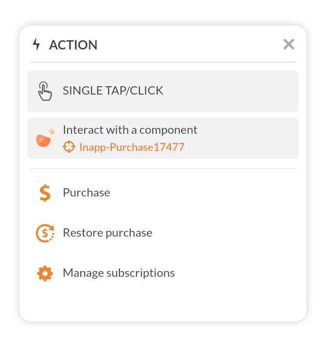 in app interactivities
