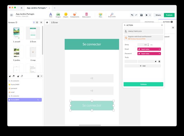 Firebase Session | PandaSuite Docs