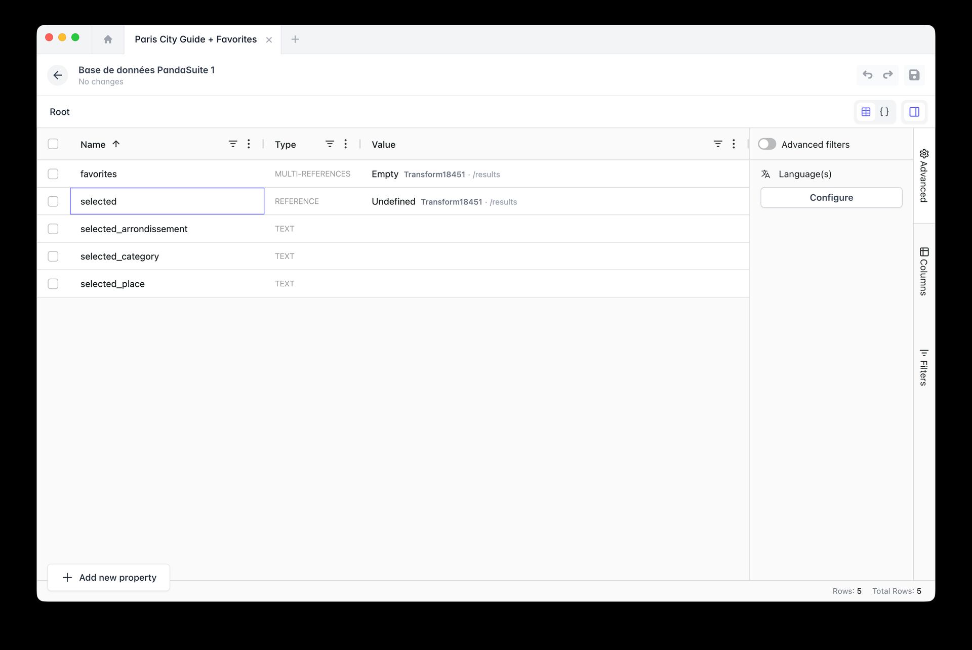 Dynamic page from collection item | PandaSuite Docs