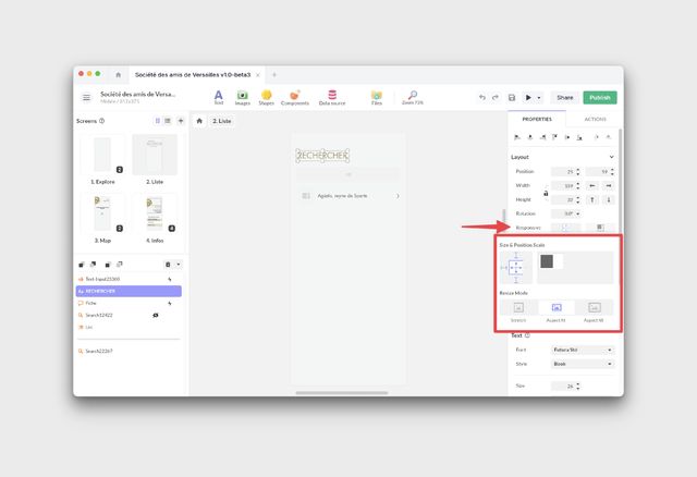 Responsive design | PandaSuite Docs