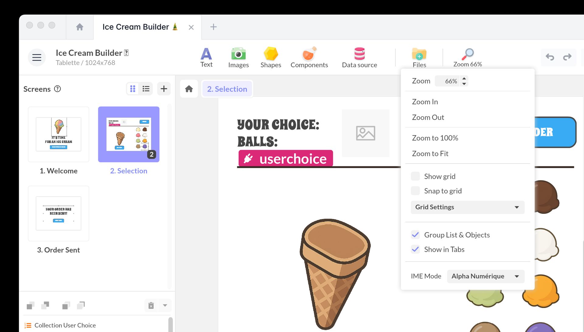 Customize your workspace | PandaSuite Docs